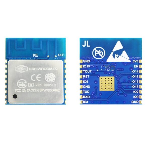 ESP-WROOM-02D-N4 - 4MB SPI Flash Memory WiFi Module - 18-SMD Module Package