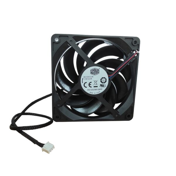 FA12025M12BPF - 12V 0.3A Cooling Fan With 3Pin JST Connector 2.54mm Pitch - Cooler Master