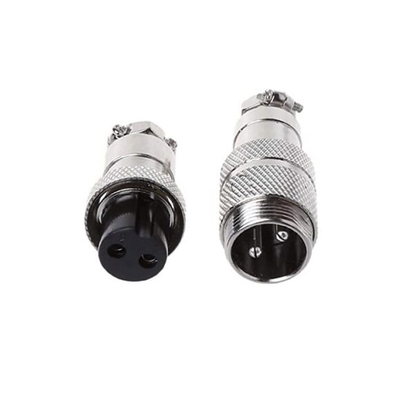 GX12 - 2 Pin Aviation Butt joint Male And Female Connector