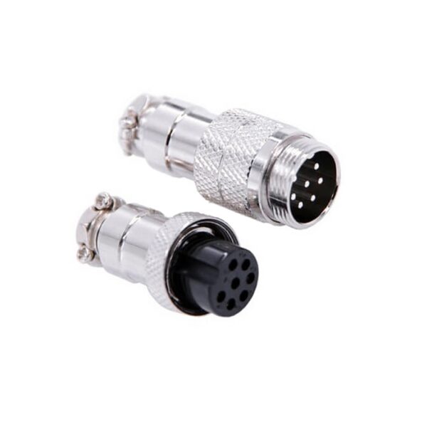 GX12 - 7 Pin Aviation Butt joint Male And Female Connector