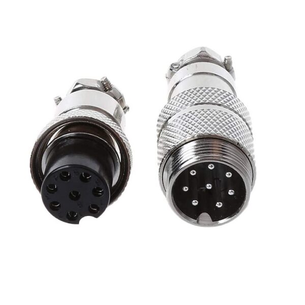 GX12 - 8 Pin Aviation Butt joint Male And Female Connector