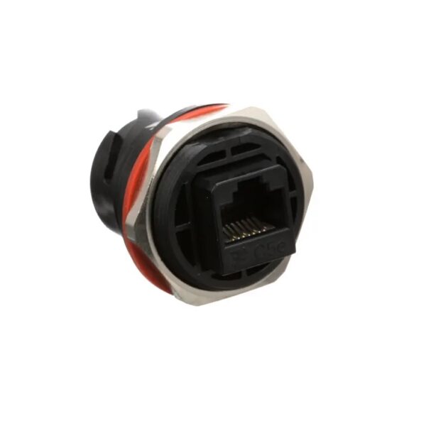1738601-1 - Industrial Circular Ethernet - Sealed RJ45 Female to Female Connector - TE Connectivity
