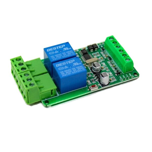 5V 2 Channels Relay Module With Modbus RTU Input Optocoupler Isolation
