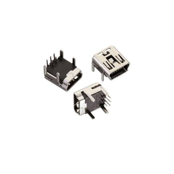 KLS1-229-5FA Mini USB Connector Type B 2.0 PCB Mount Right Angle 5Pin DIP
