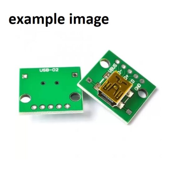 Mini USB-B Breakout PCB Adapter Board