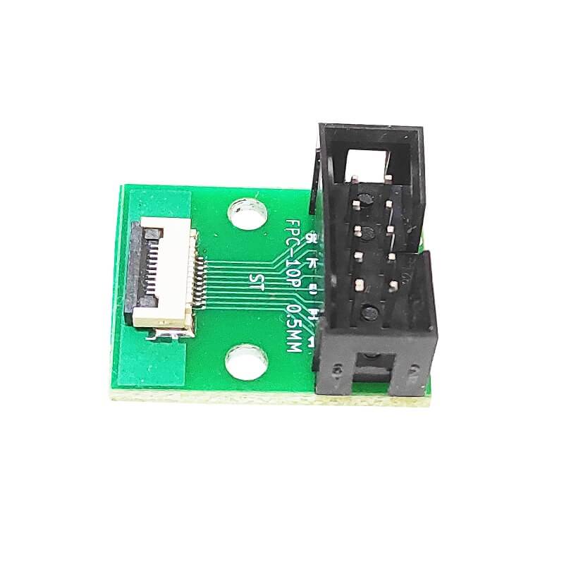 FFC FPC Adapter Board 0.5mm FFC To 2.54mm IDC Connector- 10Pin