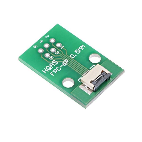 FFC FPC Adapter Board 0.5mm To 2.54mm Soldered Connector- 6Pin