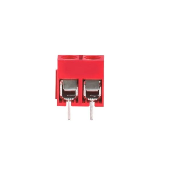 ZB126- 2 Pin Screw Terminal Block Red- 5mm Pitch