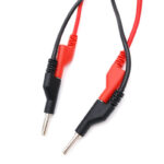 4mm Red and Black Stackable Banana Male to Male Plug Test Probe- 30cm Length