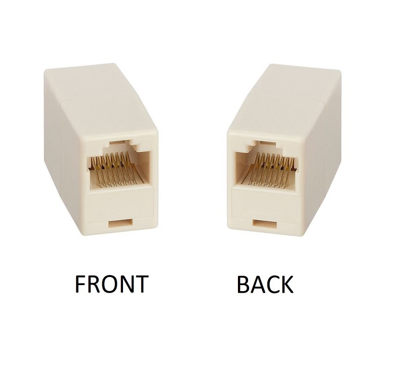 RJ45 Female To Female Network Lan Cable Coupler Adapter Connector