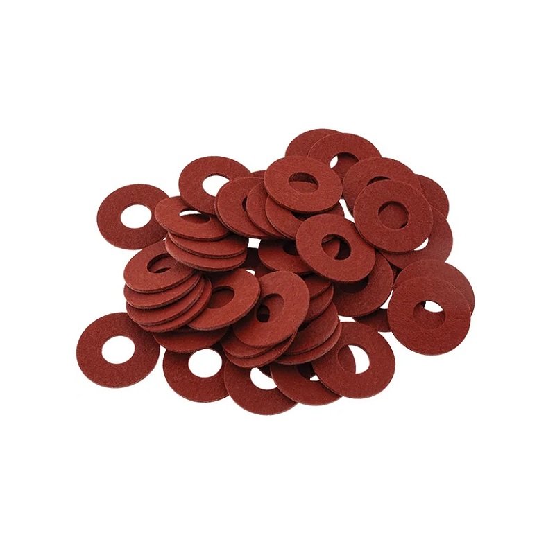 4x10x0.8mm Insulated Fiber Washer Red