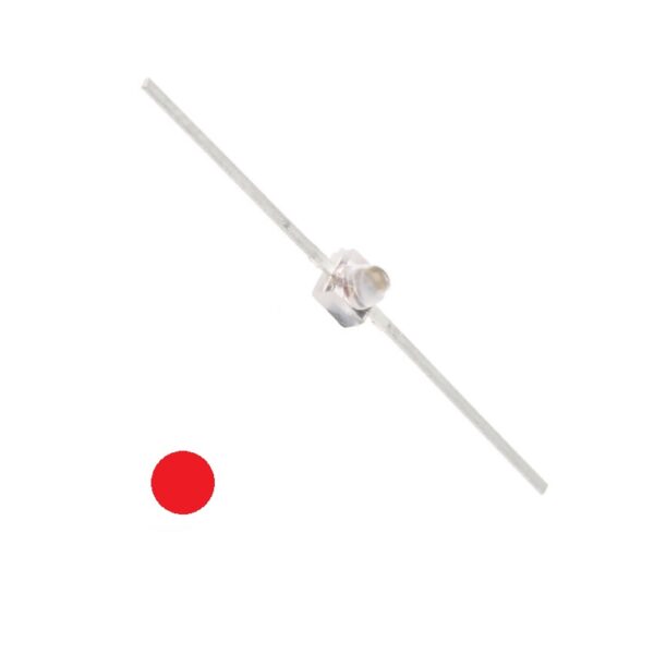 95-21SURC/S530-A3 - Butterfly Shape Red LED 95-21 Series - Axial Package