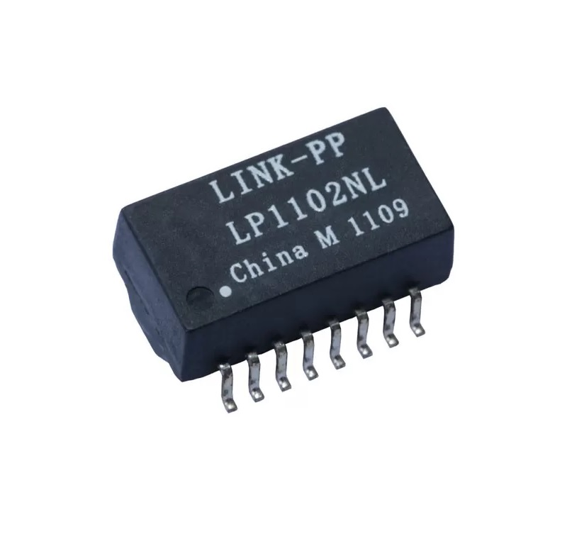 LP1102NL - 10/100 BASE-T Single Port Ethernet Lan Transformer Module - SMD 16Pin