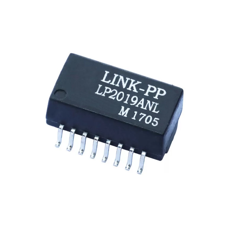 LP2019ANL - 10/100 BASE-T Single Port Ethernet Transformer Module - SMD 16Pin