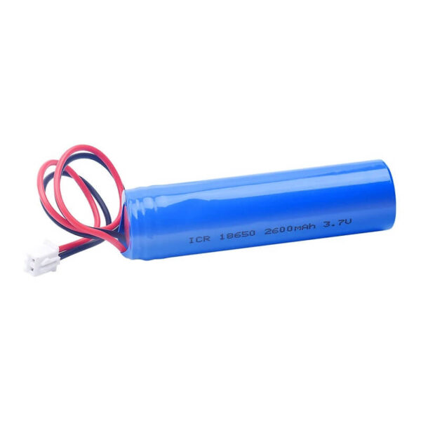 Lithium - Ion Rechargeable Battery 3.7V 2600 mAh -18650 Model