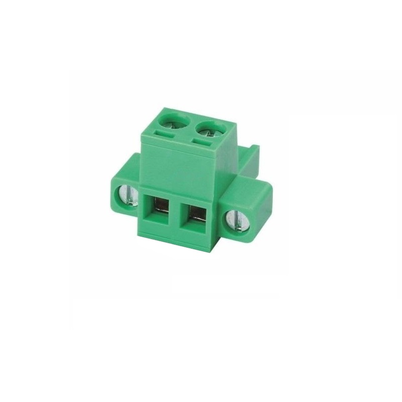 XY2500 FBS 2 Pin Right Angle Terminal Block Female Connector 5.08mm Pitch
