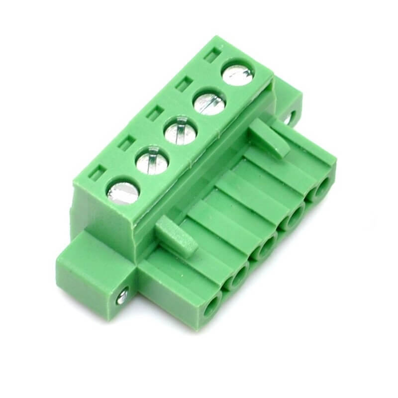 XY2500 FBS 5 Pin Right Angle Terminal Block Female Connector 5.08mm Pitch