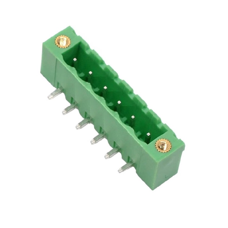 XY2500 RDS 6 Pin Right Angle Terminal Block Male Connector 5.08mm Pitch