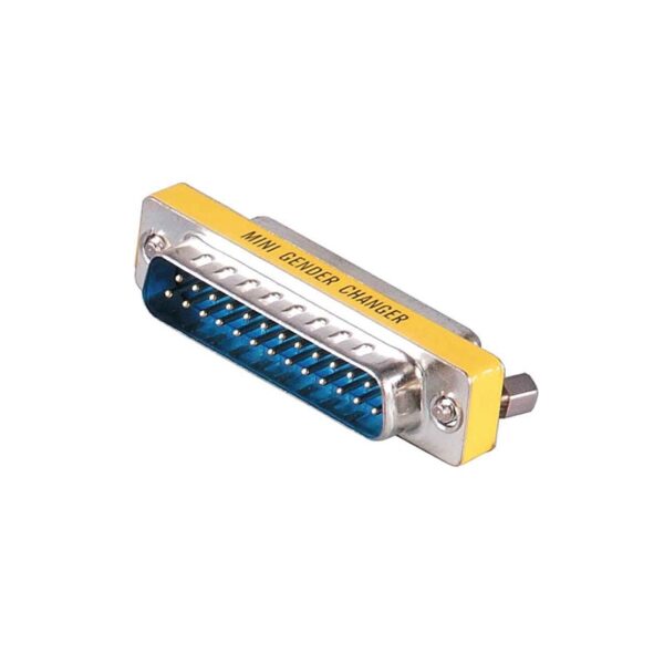 DB25 Mini Male to Female Gender Changer Connector