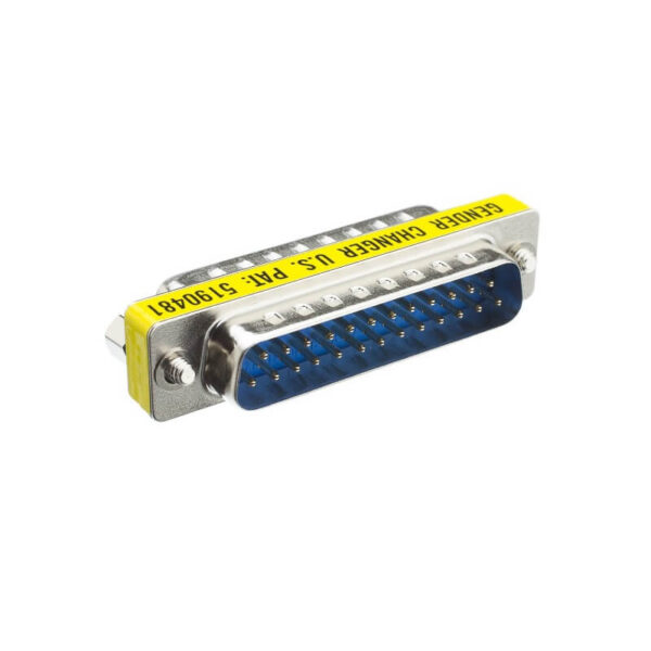 DB25 Mini Male to Male Gender Changer Connector