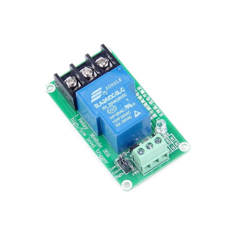1 Channel 24V 30A Relay Module With Optocoupler Isolation High And Low Trigger