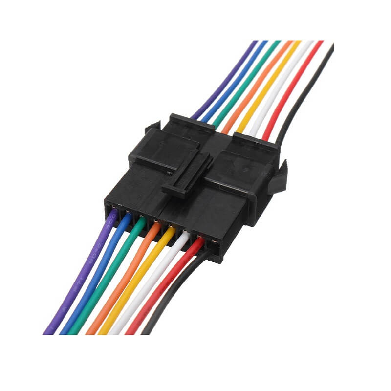Sharvielectronics: Best Online Electronic Products Bangalore | 22 AWG JST SM 8 Pin Plug Male and Female Connector With 300 mm Wire Sharvielectronics 1 | Electronic store in Karnataka