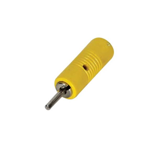 2mm Banana Jack Male Connector - Yellow