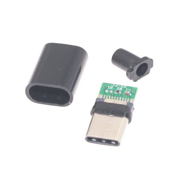 USB 3.1 Type-C 24pin Male PCB Adapter Board With Case