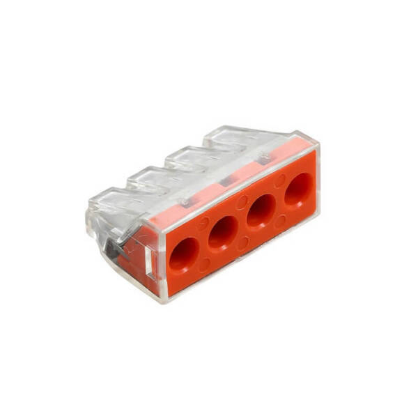 PCT-104D - 4 Port Push-in Wire Connector