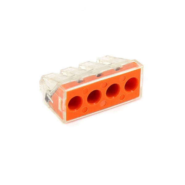 PCT-104D - 4 Port Push-in Wire Connector