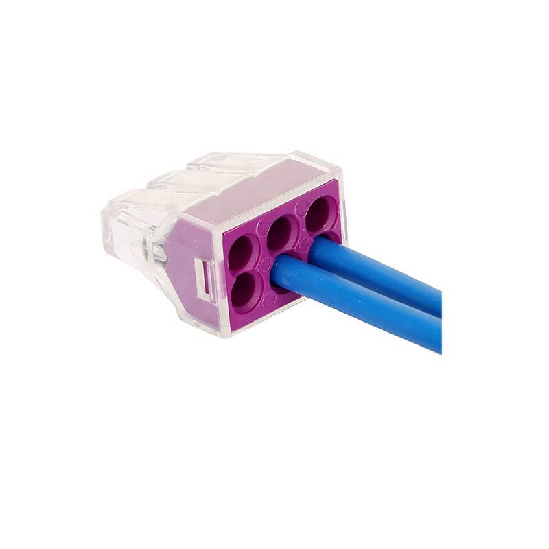 PCT-106 - 6 Port Push-in Wire Connector
