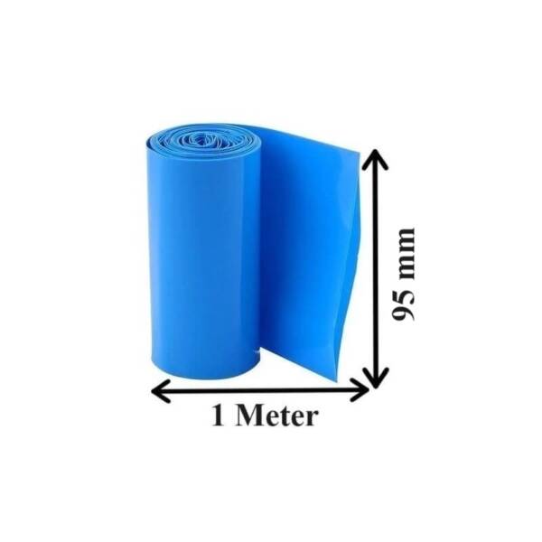 130mm PVC Heat Shrink Sleeve For Lithium Battery Pack - 1 Meter