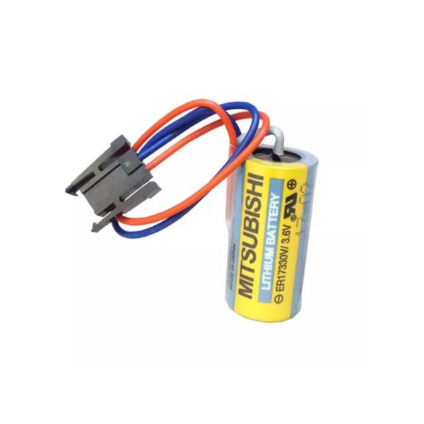 ER17330V/3.6V 1700mAH PLC Non-Rechargeable Lithium Battery With Plug - MITSUBISHI