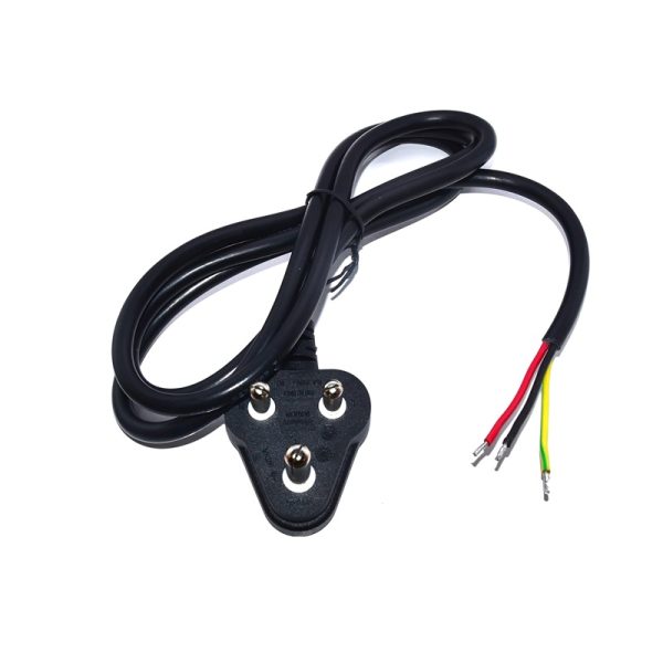 3Pin 250VAC 6A Power Cord With Open Ended Cable