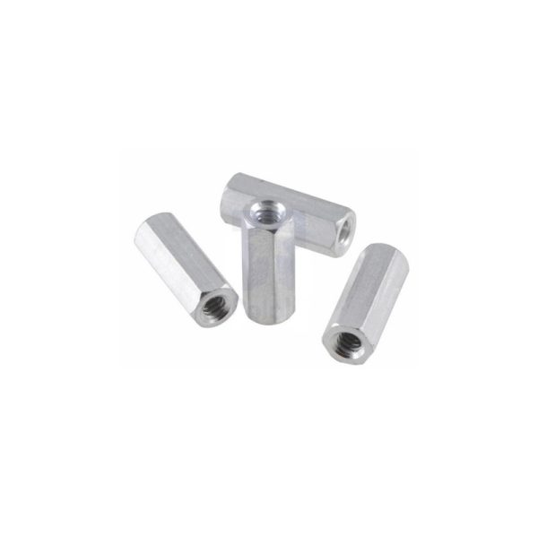 M4x15mm Female To Female Nickel Plated Brass Hex Standoff Spacer