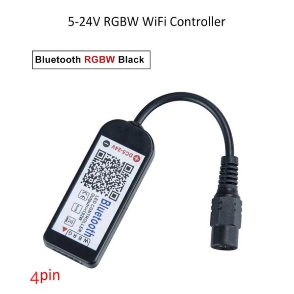 4Pin LED RGB Bluetooth Controller - Black