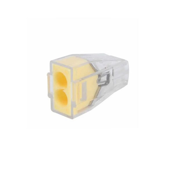 773-102 - 2 Port Push-In Wire Connector For Junction Boxes - WAGO