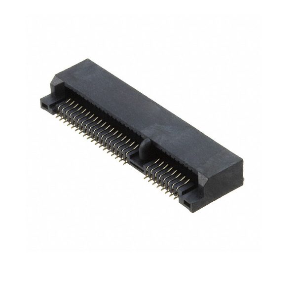 2041119-1 - MSATA PCI-E 4H Mini Card Edge Right Angle Connector - 0.8mm Pitch