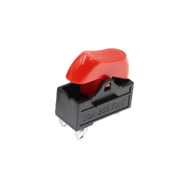Blower Rocker Switch Red Button SPDT OFF-ON-ON 3Pin- KCD1-122-1-R