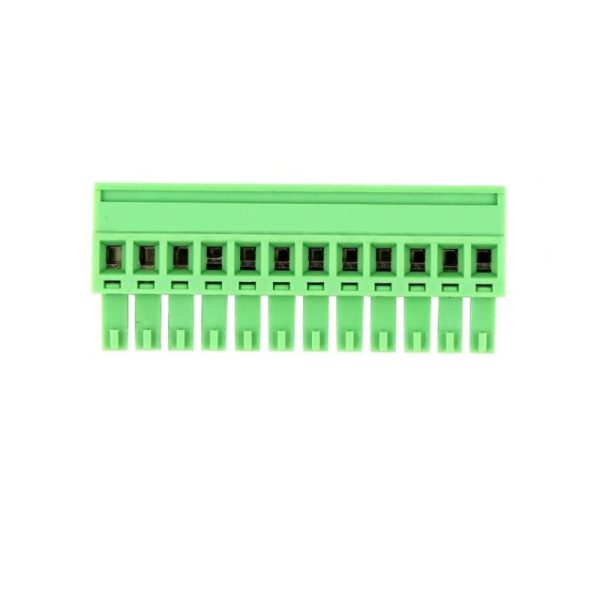 XY2500FF-3.81 -12 Pin Straight Female Terminal Block Connector - 3.81mm Pitch