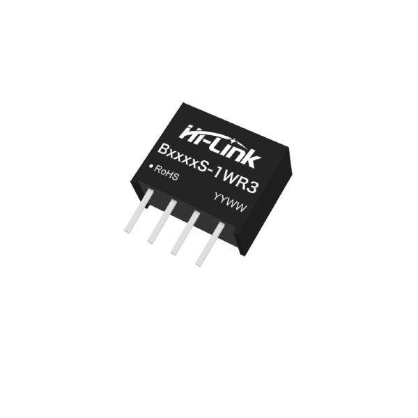Hi-Link B0309S-1WR3 - 3.6VDC to 9VDC 100mA DC To DC Converter Power Module - SIP-4 Package
