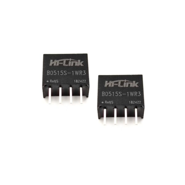 Hi-Link B0515S-1WR3 - 5VDC to 15VDC 67mA DC To DC Converter Power Module - SIP-4 Package