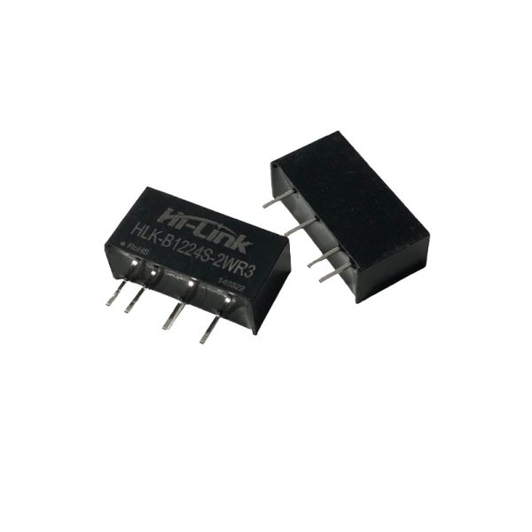 Hi-Link B1224S-2WR3 - 12VDC to 24VDC 83mA DC To DC Converter Power Module - SIP-6 Package