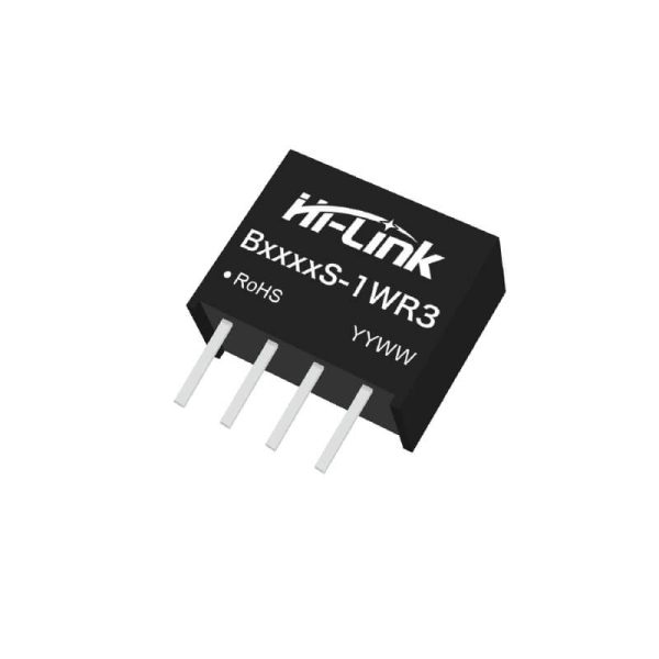Hi-Link B2403S-1WR3 - 24VDC to 3.3VDC 303mA DC To DC Converter Power Module - SIP-4 Package