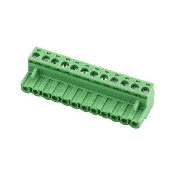 XY2500F-B(5.08)-12P - 12 Pin Right Angle Screw Terminal Block Female Connector 5.08mm Pitch - XINYA