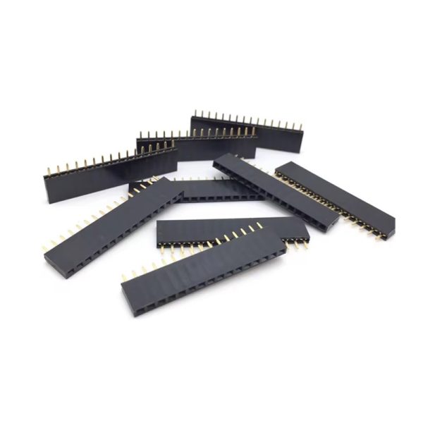 16x1 16Pin Female Berg Strip Break Away Header Straight - 2.54mm Pitch