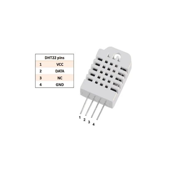 DHT22 Digital Temperature and Humidity Sensor Standard Quality