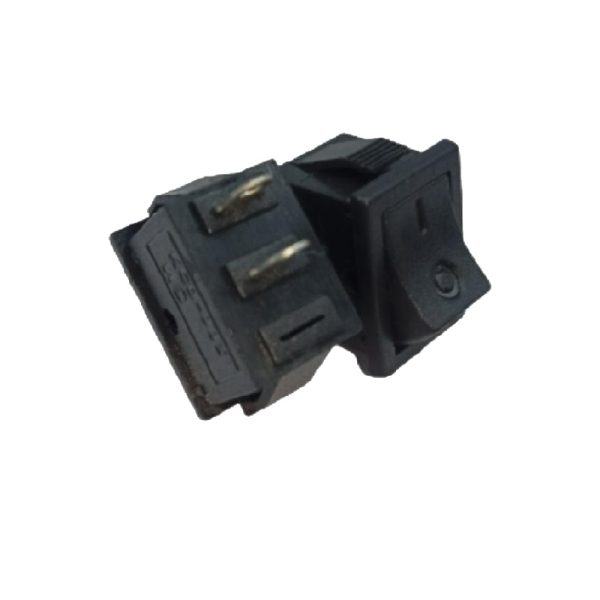 KCD-002-101-BK -6A SPST Mini ON-OFF Rocker Switch- Black