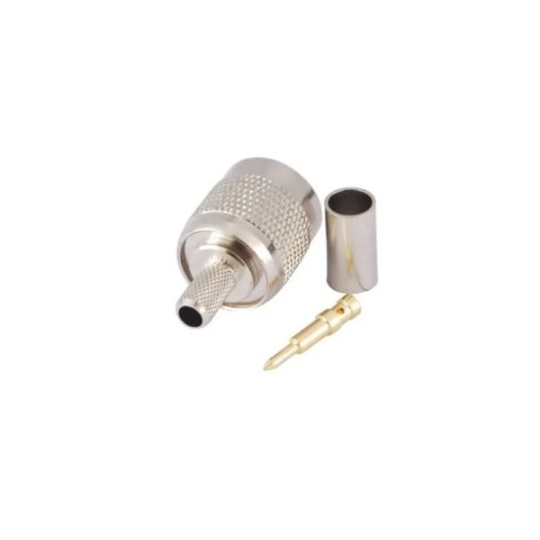 TNC Male Straight Crimped Connector For LMR200 Co-Axial Cable